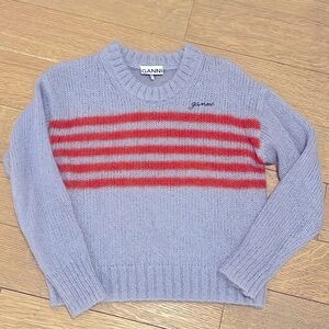 Ganni mohair knit sweater